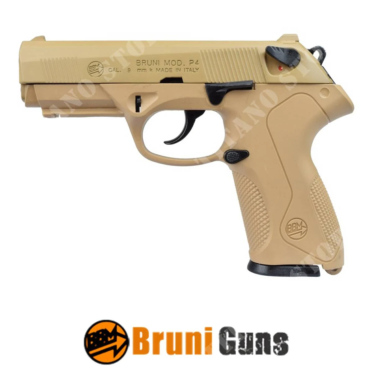 P4 DESIERTO 9mm EN BLANCO - BRUNI (BR-2601D)