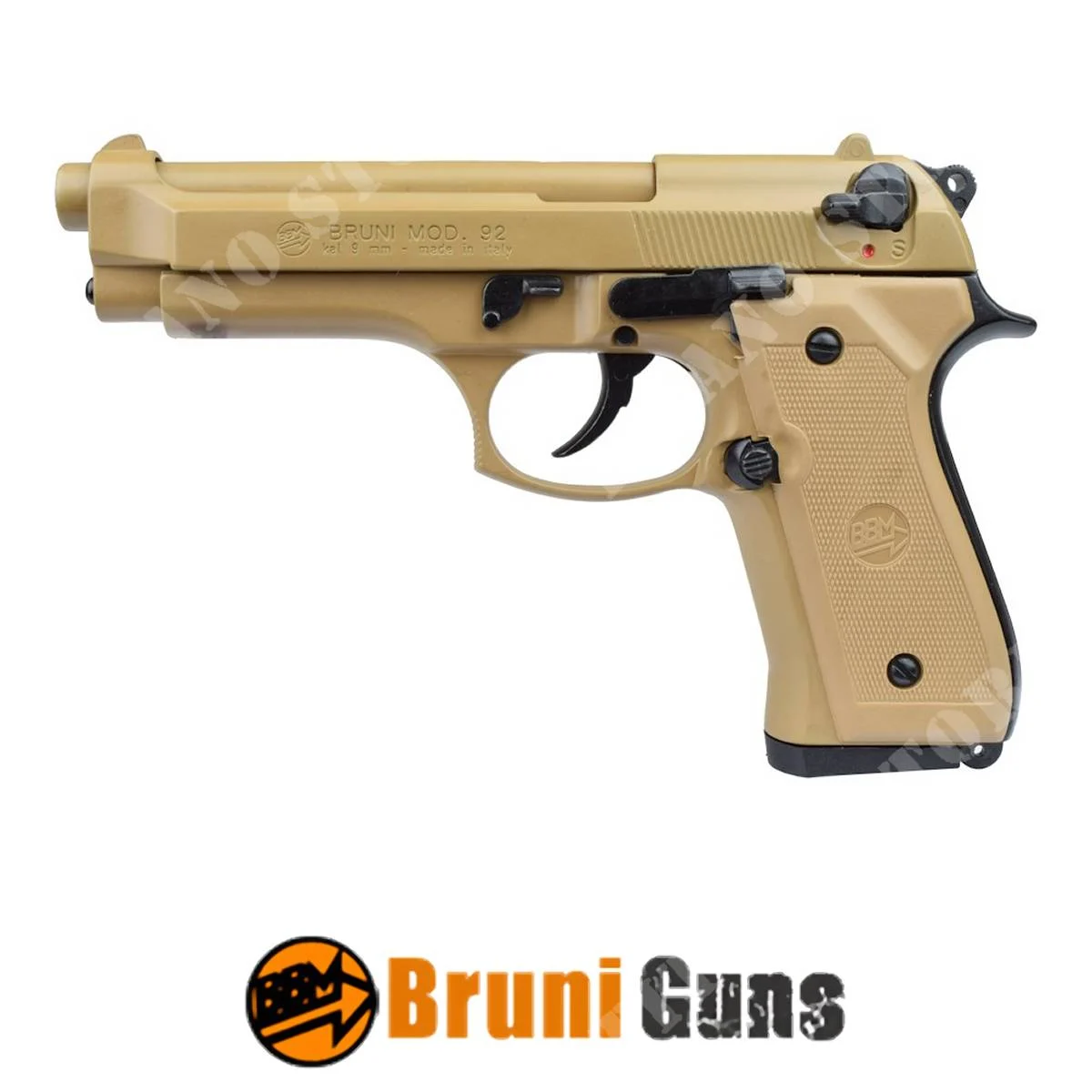 92 DESIERTO 9mm BLANCO - BRUNI (BR-1305D)