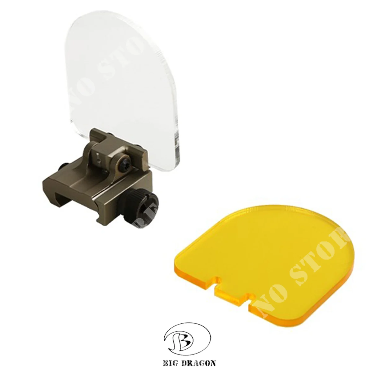 PROTECTOR ABATIBLE PARA VISOR/RED DOT TAN BIG DRAGON (BD-1464T)
