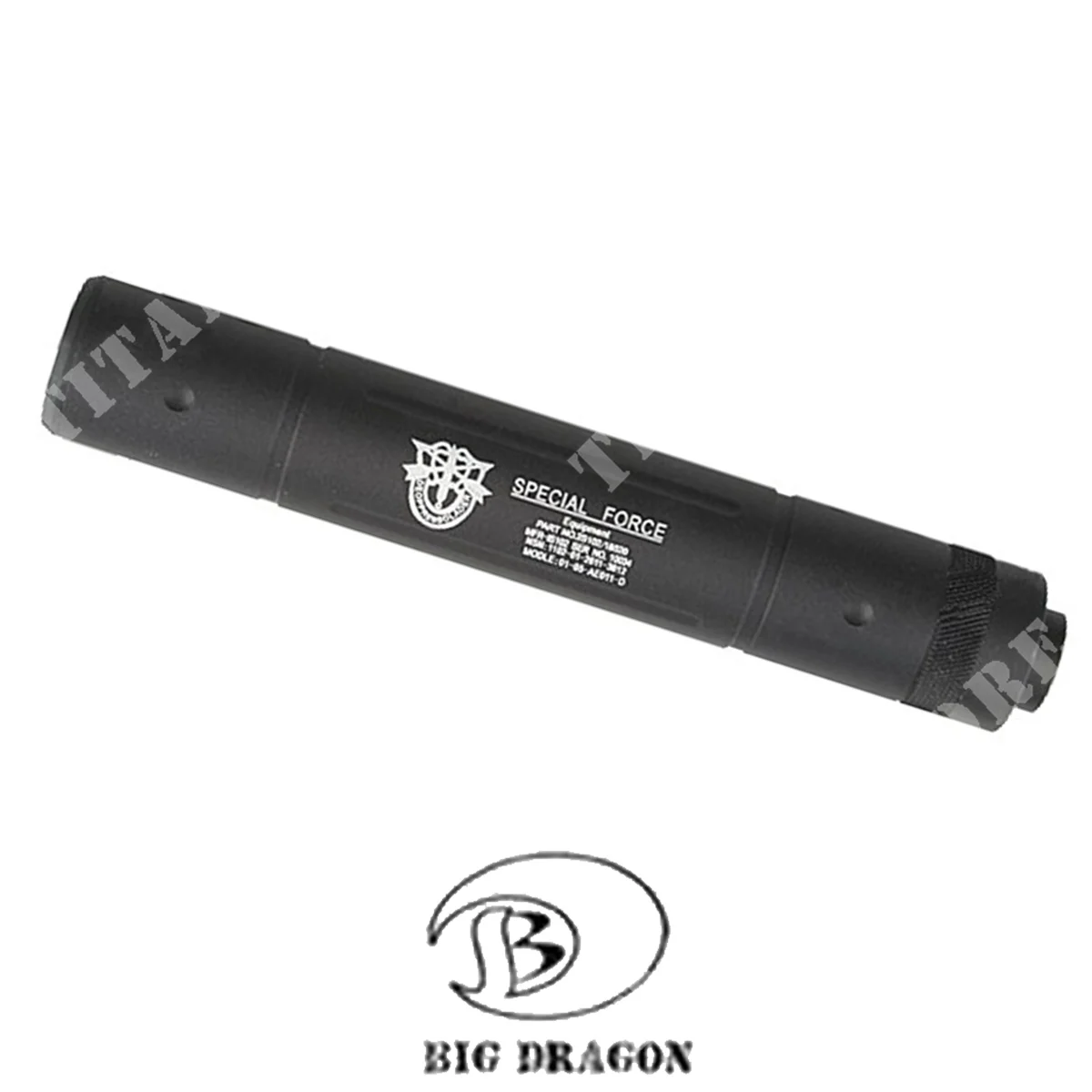 SILENCIADOR 195MM NEGRO GRAN DRAGON (BD-0447)