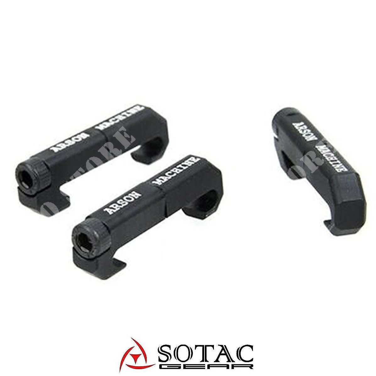 JUEGO DE CLIP PARA CABLE SOTAC BLACK WEAVER (JQ-091-BK)
