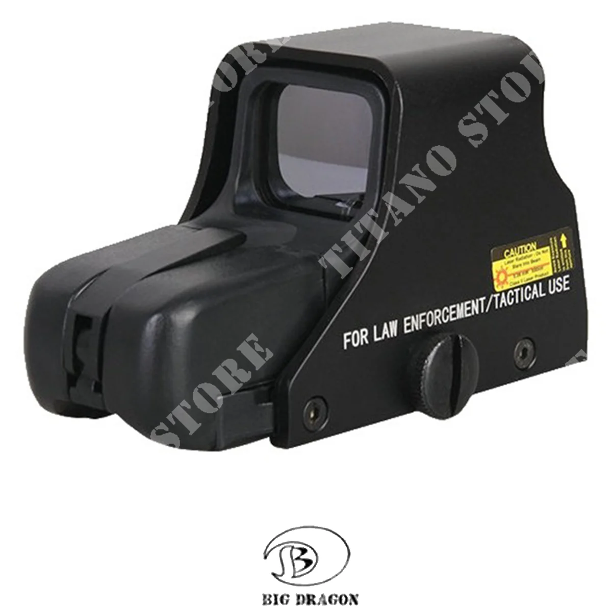 GRAN DRAGON NEGRO COMPACTO HOLOGRAFICO (EM1409)