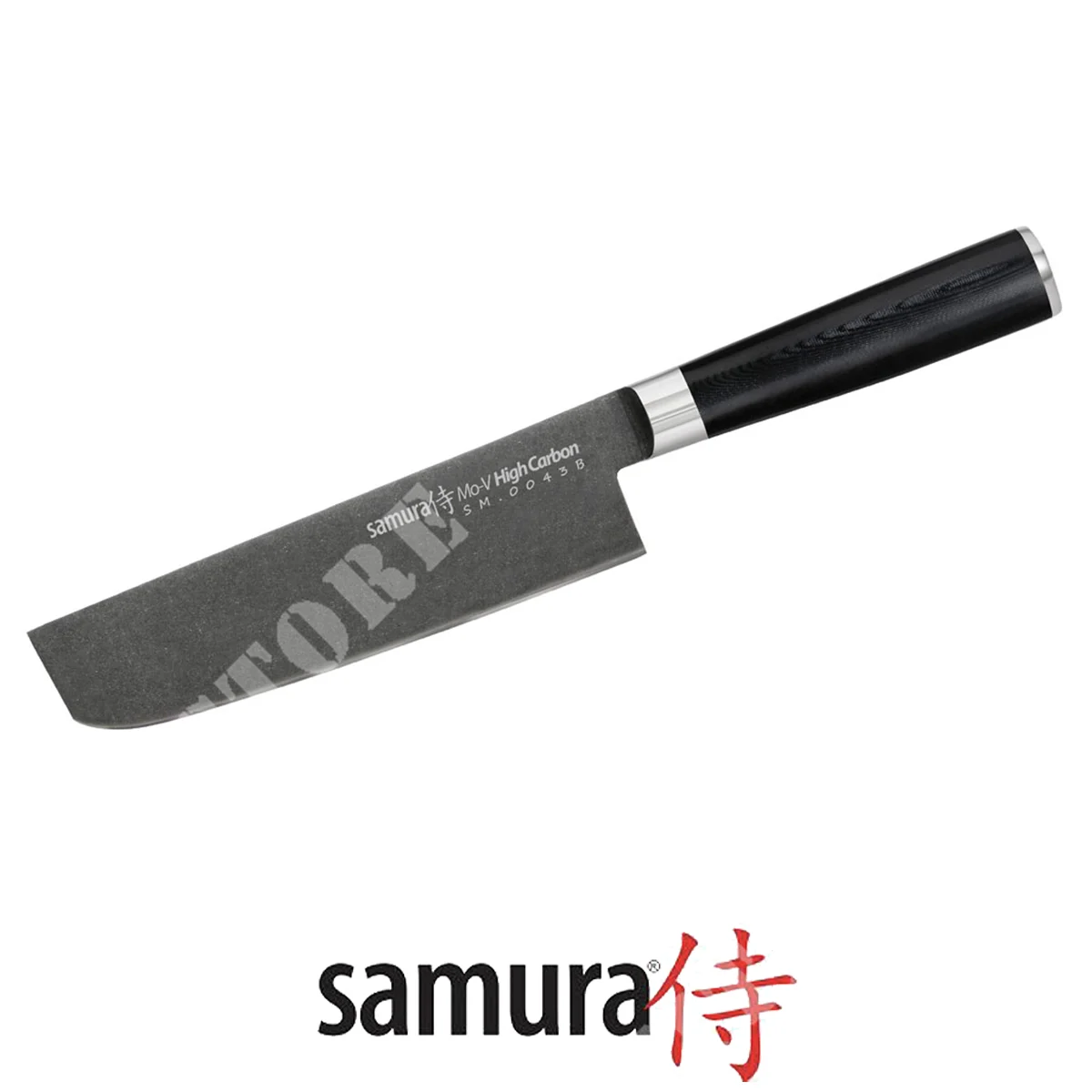 CUCHILLO MO-V STONEWASH NAKIRI 16.7CM SAMURA (SM-043B)