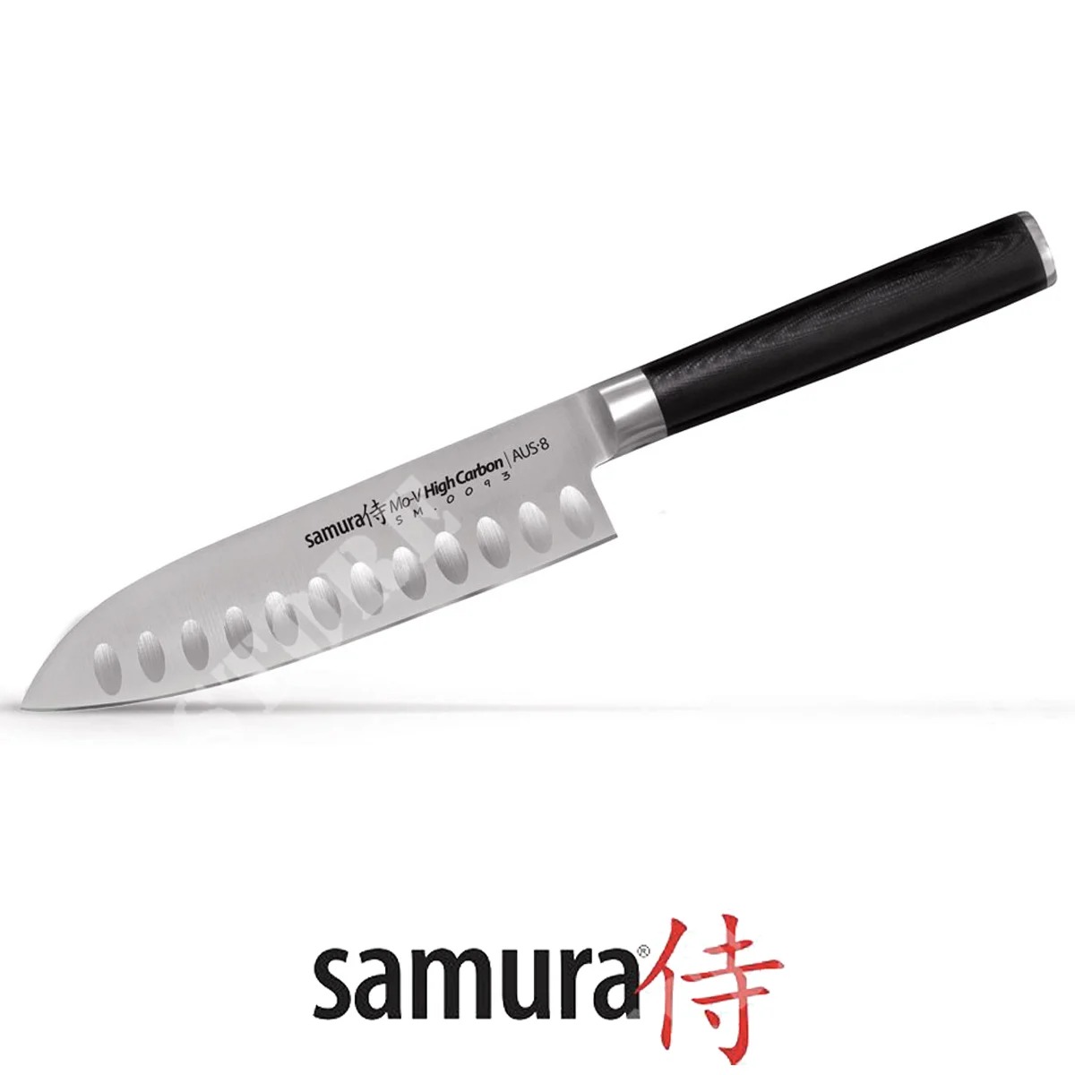 CUCHILLO MO-V PEQUEÑO SANTOKU CON PAREDES 13.8CM SAMURA (C670SM0093)