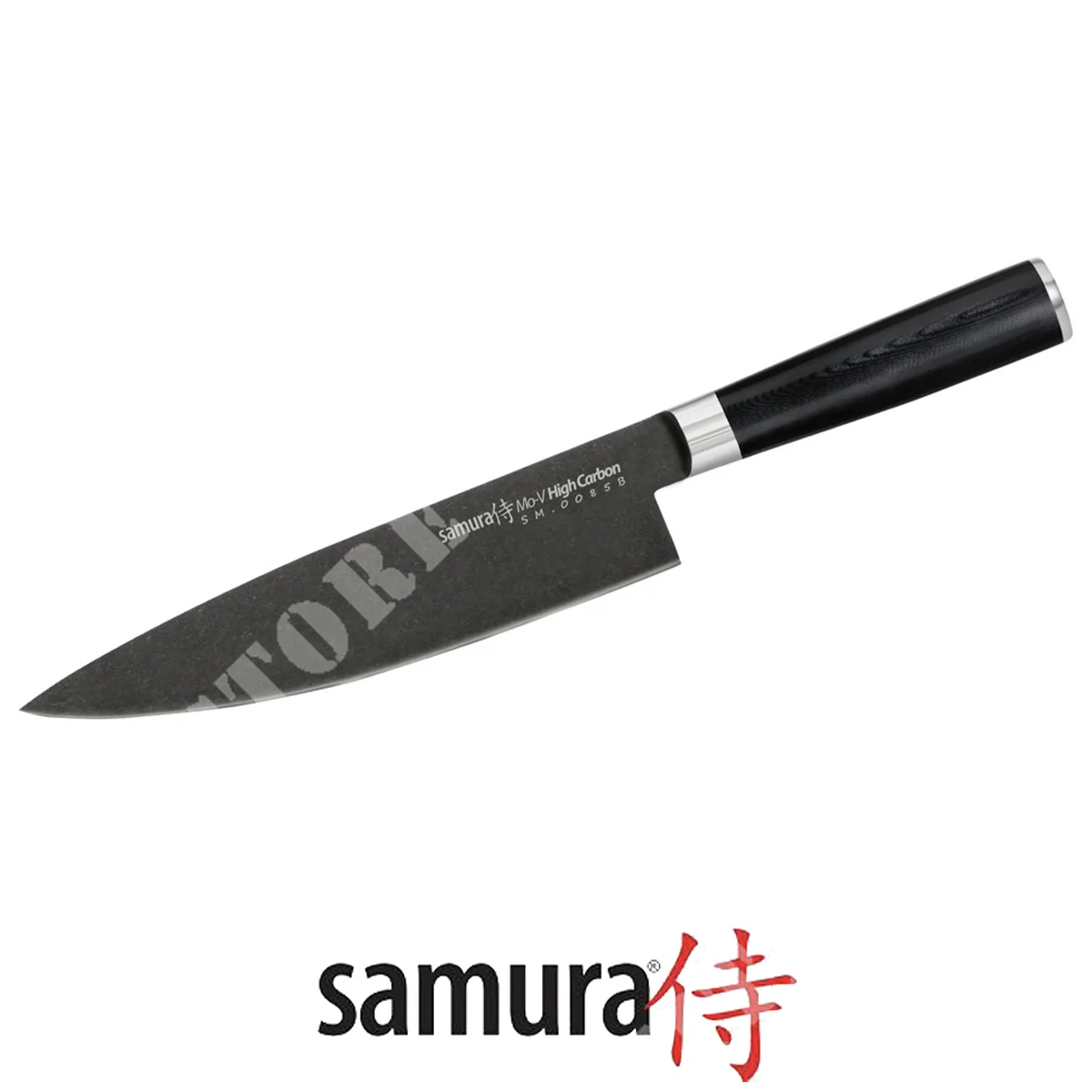 CUCHILLO COCINERO LAVADO A LA PIEDRA MO-V 20CM SAMURA (C670SM085B)