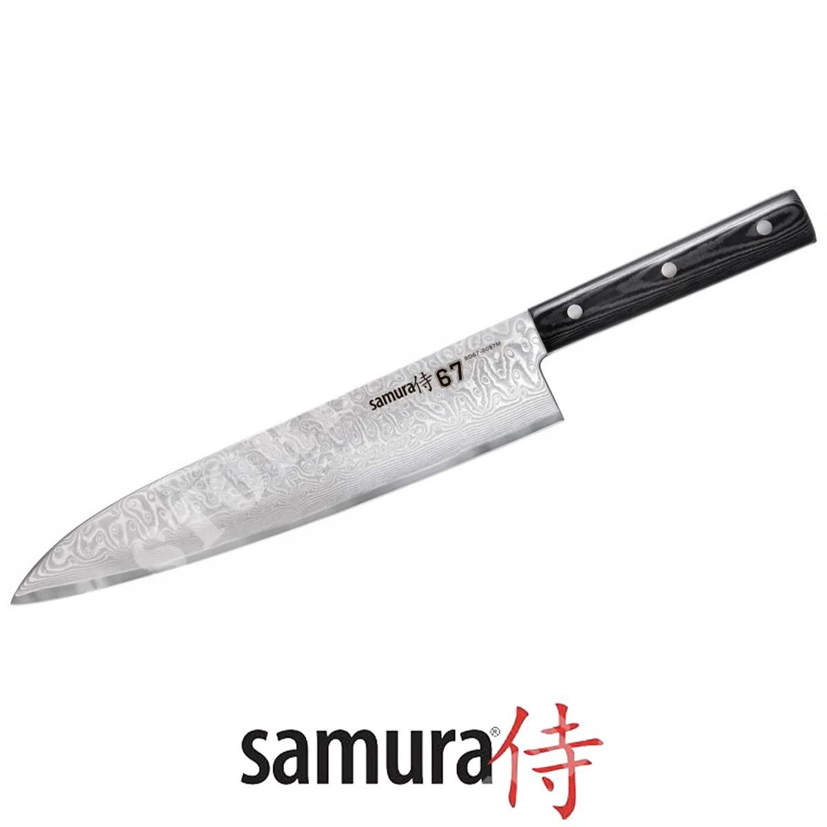 CUCHILLO DAMASCO 67 PARA CHEFS 24CM SAMURA (C670D67087)