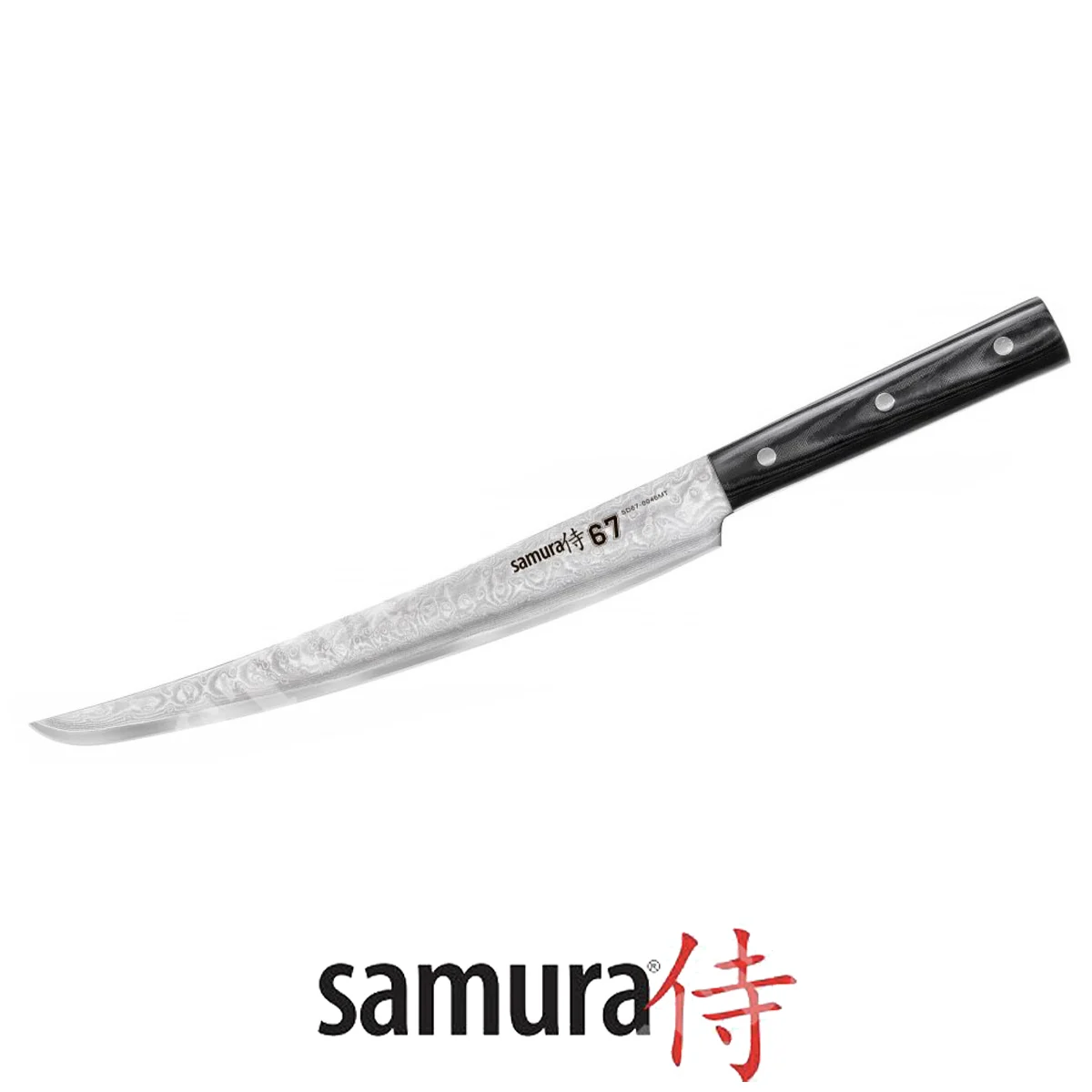 CUCHILLO DAMASCO 67 SO PARA REBANAR 23CM SAMURA (C670D67046)