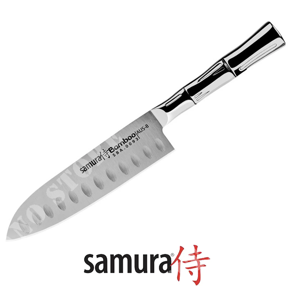 CUCHILLO BAMBÚ SANTOKU CON TAPON 13.7CM SAMURA (SBA-093)