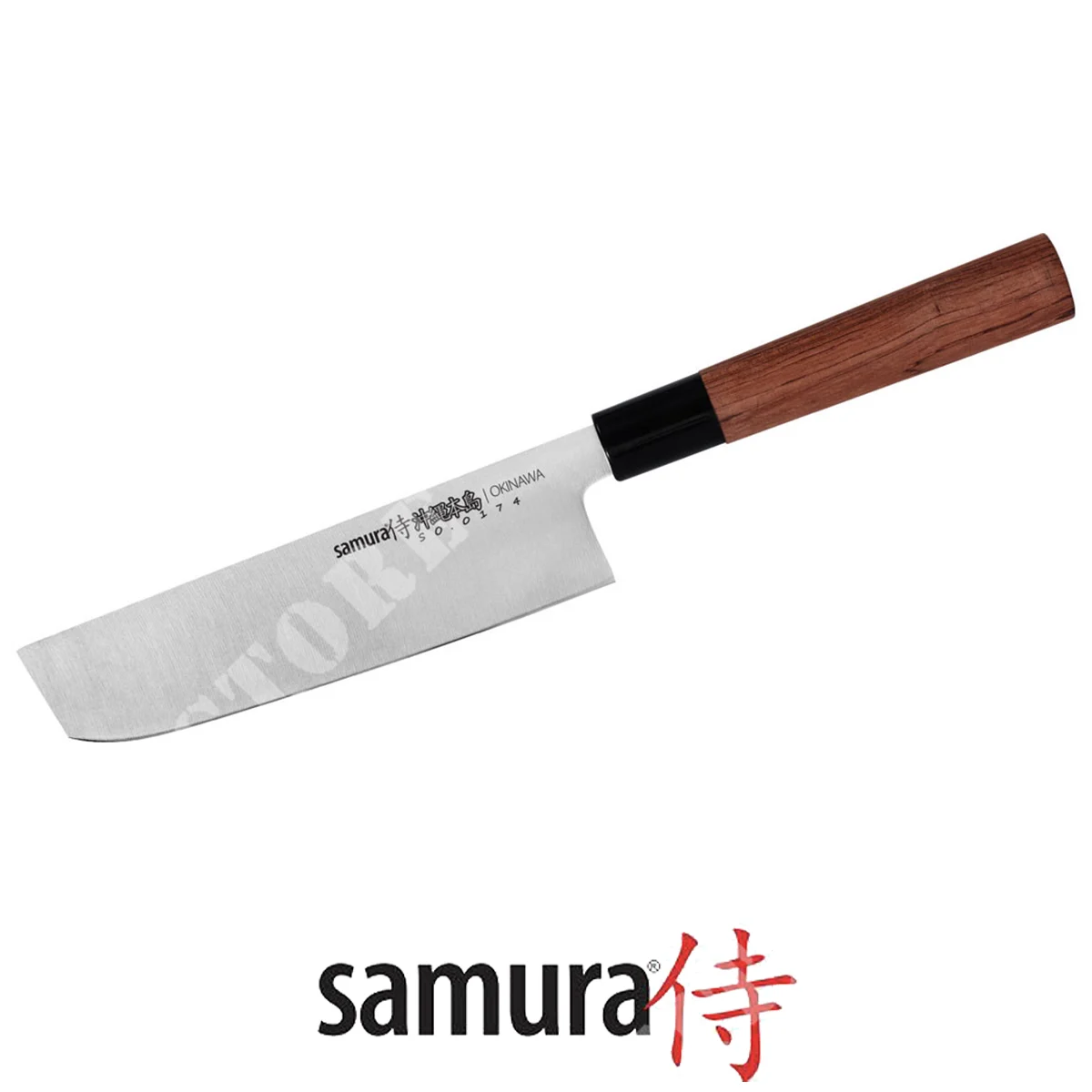 CUCHILLO OKINAWA NAKIRI 17CM SAMURA (SO-0174)
