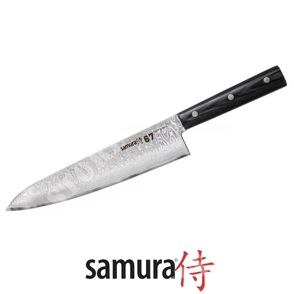 CUCHILLO DAMASCO 67 PARA CHEFS 20.8CM SAMURA (SD67-0085M)