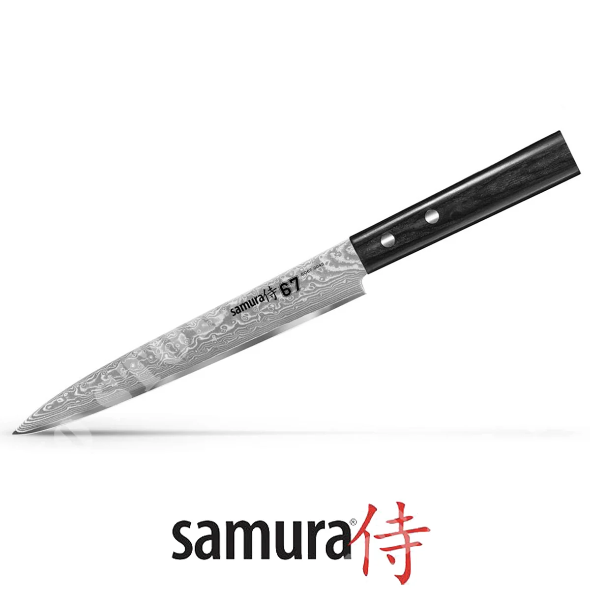 CUCHILLO FIJADOR DAMASCO 67 19.5CM SAMURA (C670D67045)
