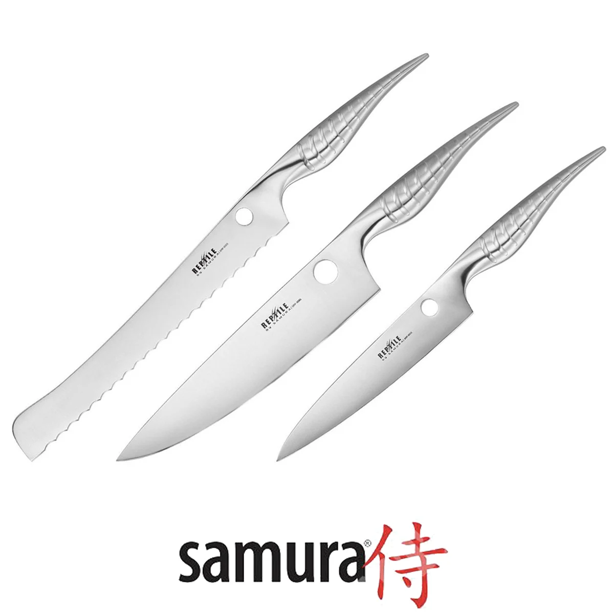 SET 3 PCS REPTIL PAN-COCINERO-FILETE SAMURA (C670SRP230)