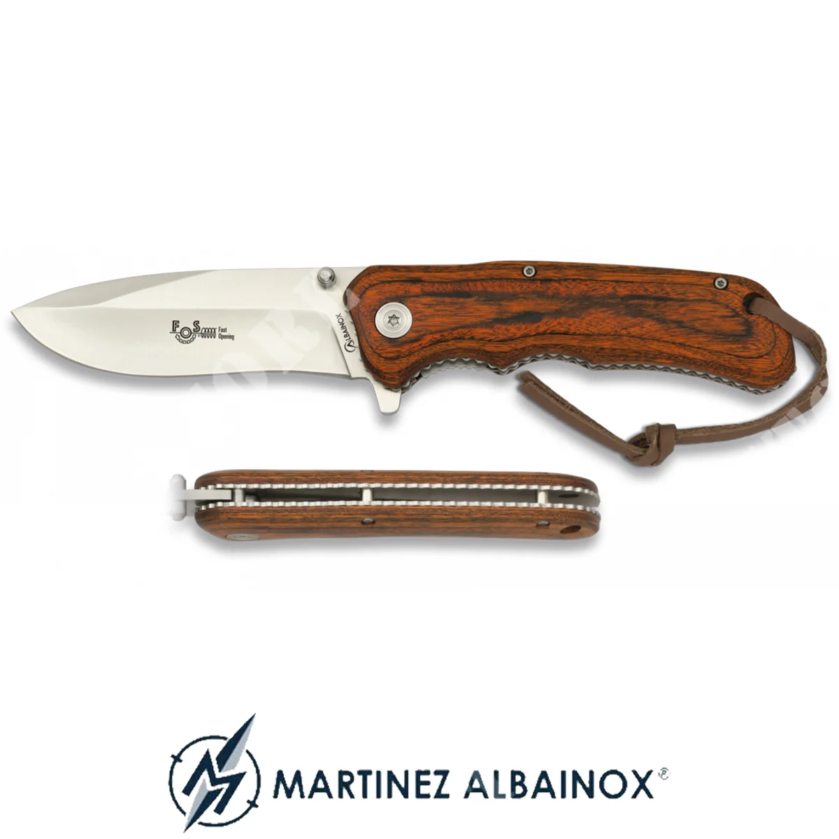 CUCHILLO HOJA 9CM ACERO HOMBRE/MADERA ALBAINOX (ALB-18012-A)