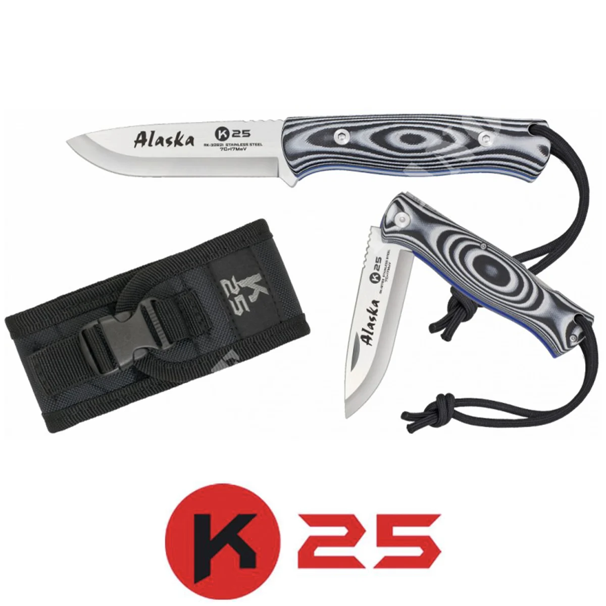 CUCHILLO ALASKA HOJA 9Cm AVENTURA K25 (K25-18793)