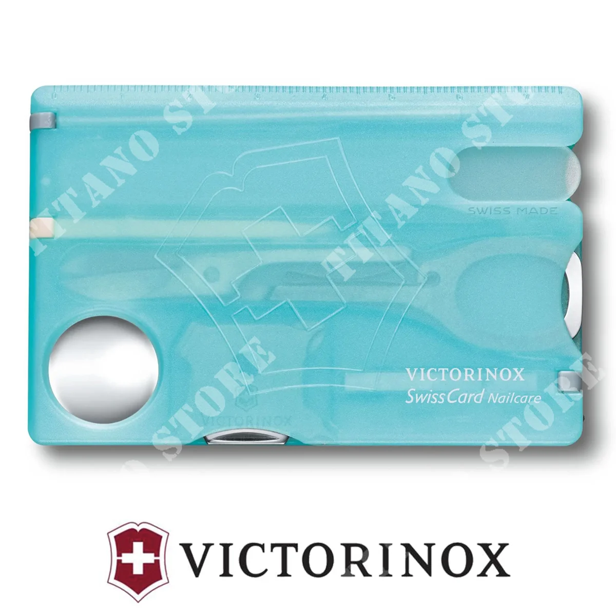 CUIDADO DE UÑAS CON TARJETA SUIZA AZUL VICTORINOX (V-0.72 40.T21) 0.7240.T21