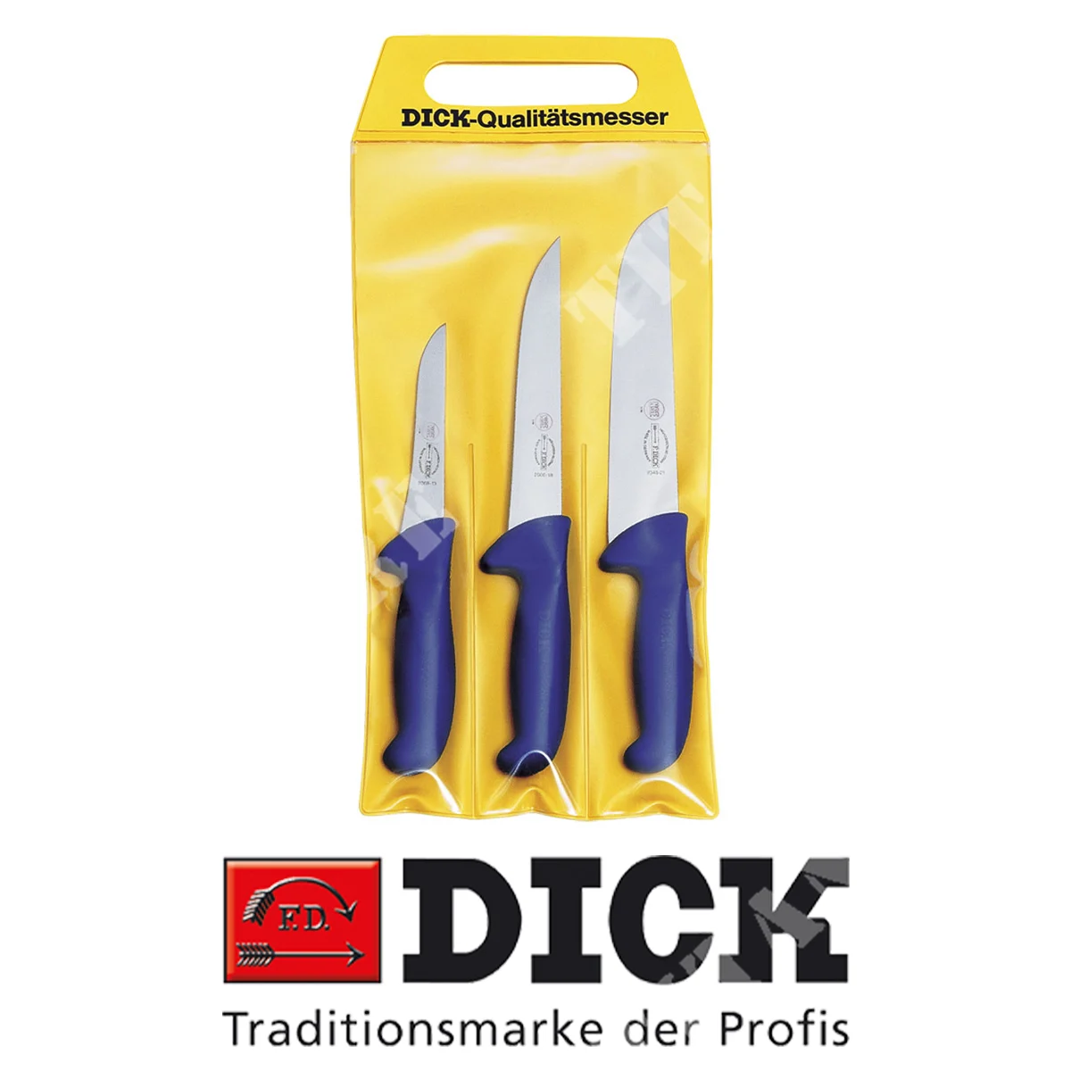 SET 3 PCS CUCHILLO CARNICERO ERGOGRIP DICK (DCK-8 2553 00)