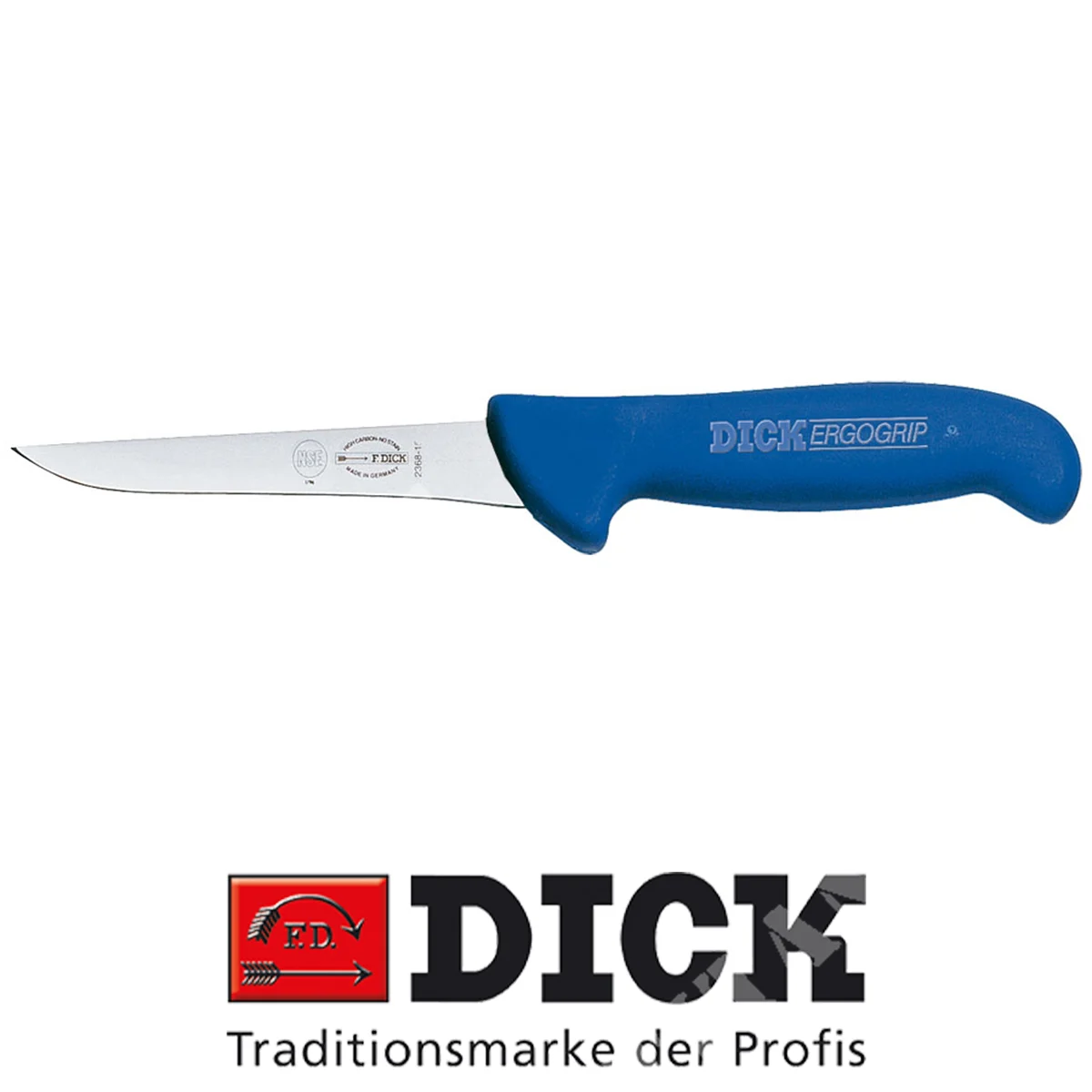 CUCHILLO DESHUESADOR ERGOGRIP ESTRECHO POLLA 13CM (DCK-8 2368 13)