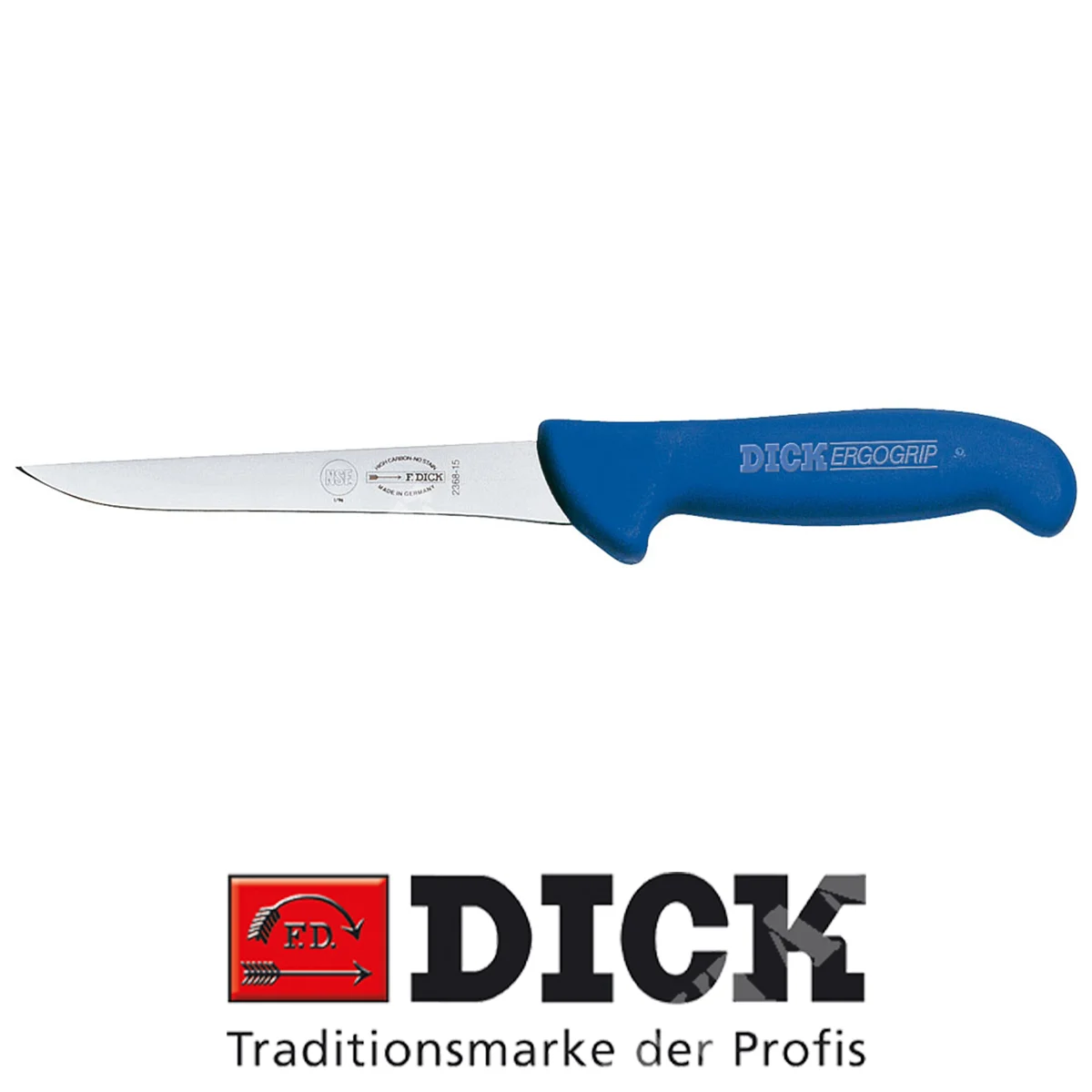 CUCHILLO DESHUESADOR ERGOGRIP ESTRECHO POLLA 15CM (DCK-8 2368 15)