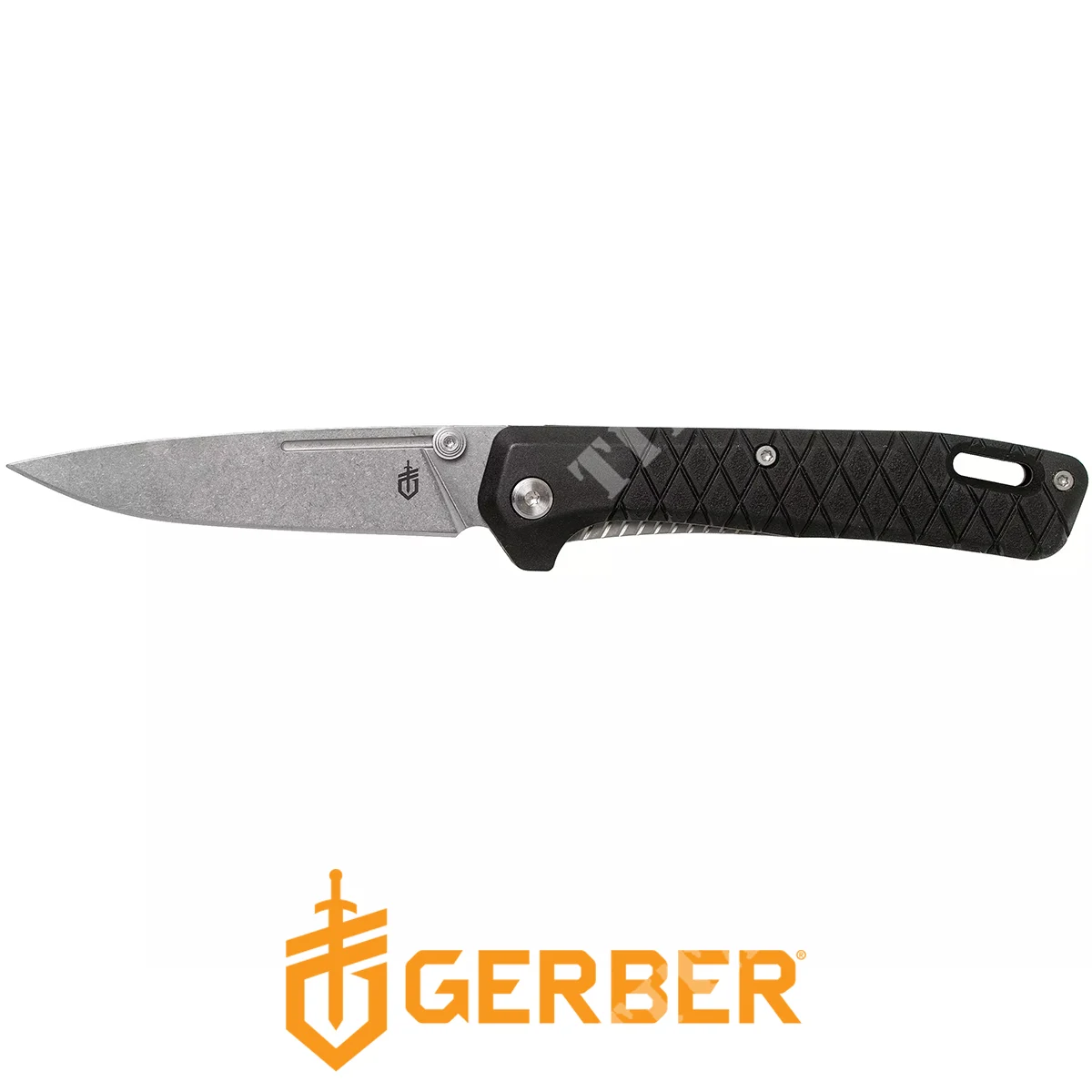 CUCHILLO ZILCH MANGO NEGRO CON CLIP GERBER (30-001879)
