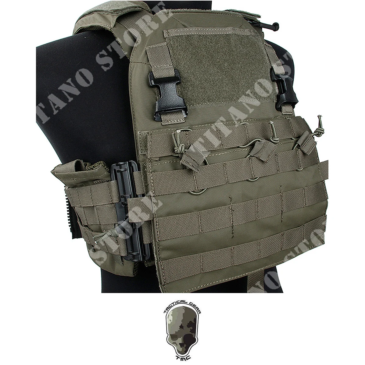PORTA PLACAS MODULAR TACTICAL BODY RANGER VERDE TMC (TMC3169-RG)