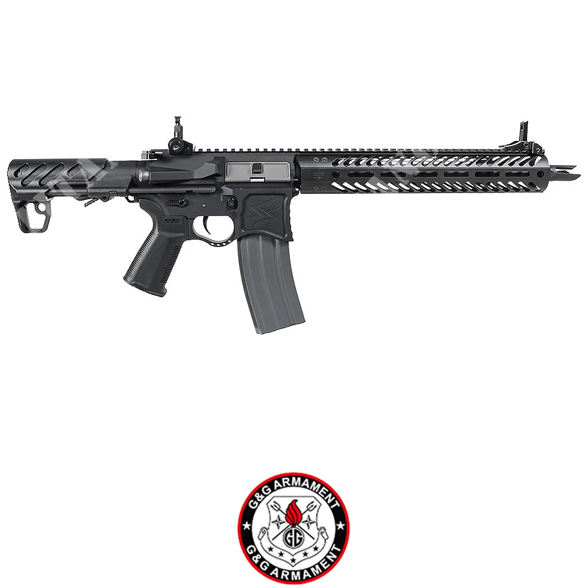 FUSIL SBR8 EMG SEEKINS PRECISION 12'' NEGRO G&G (GG-SBR8EMG-12)