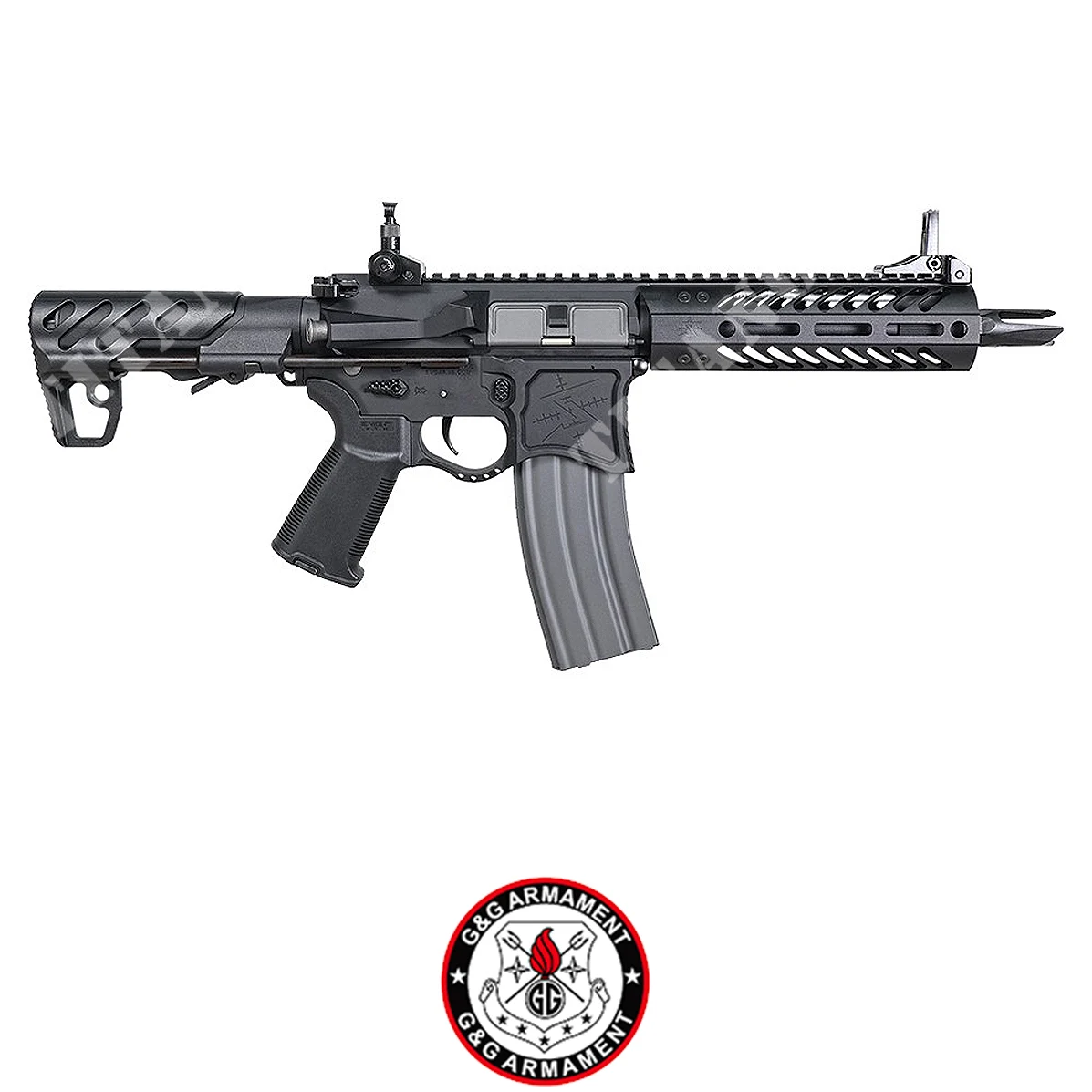 FUSIL SBR8 EMG SEEKINS PRECISION 7'' NEGRO G&G (GG-SBR8EMG-7)