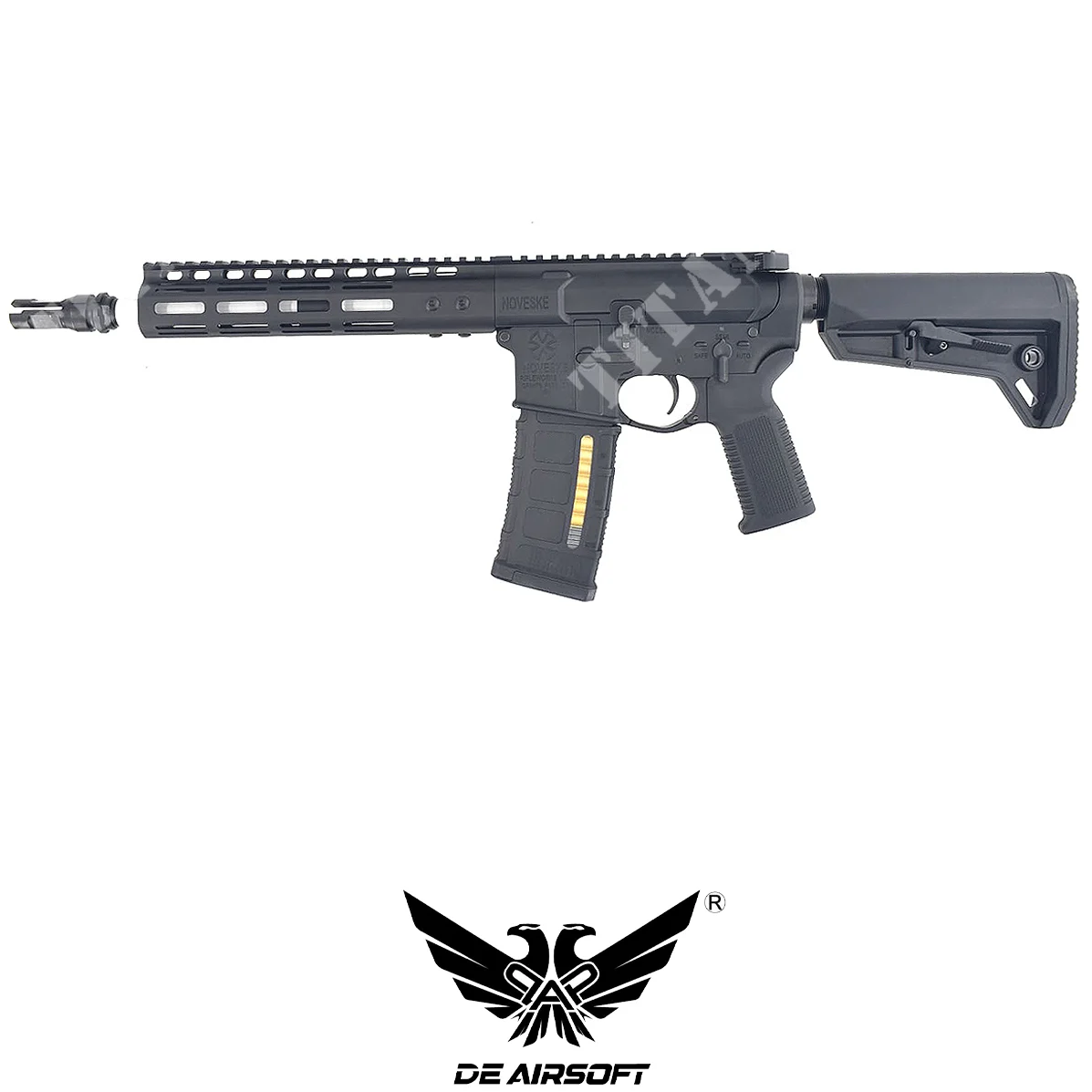 FUSIL M4 NOVESKE NSR9 NEGRO GBB DOUBLE EAGLE (DE-GGB-NSR-9-N4-BK)