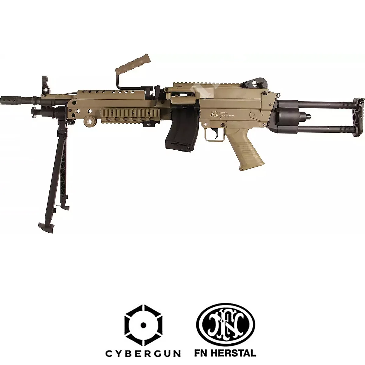 AMETRALLADORA M249 PARA SPORTLINE TAN FN HERSTAL CYBERGUN (200842)