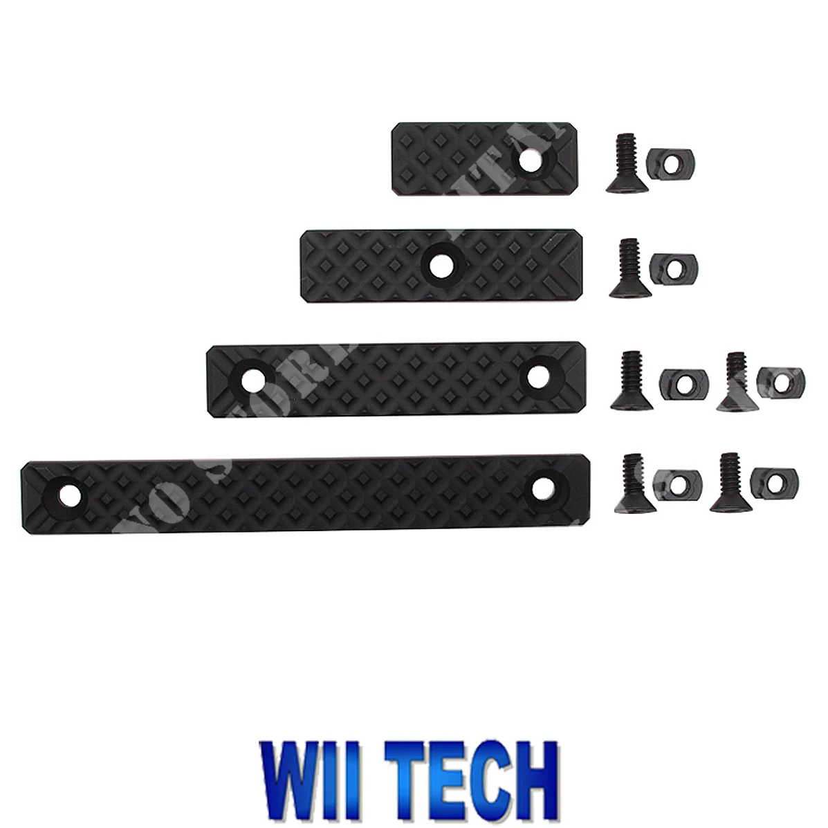 CONJUNTO DE CUBIERTA DESLIZANTE METÁLICA M-LOK TECH DIAMOND WII (WII-5086)