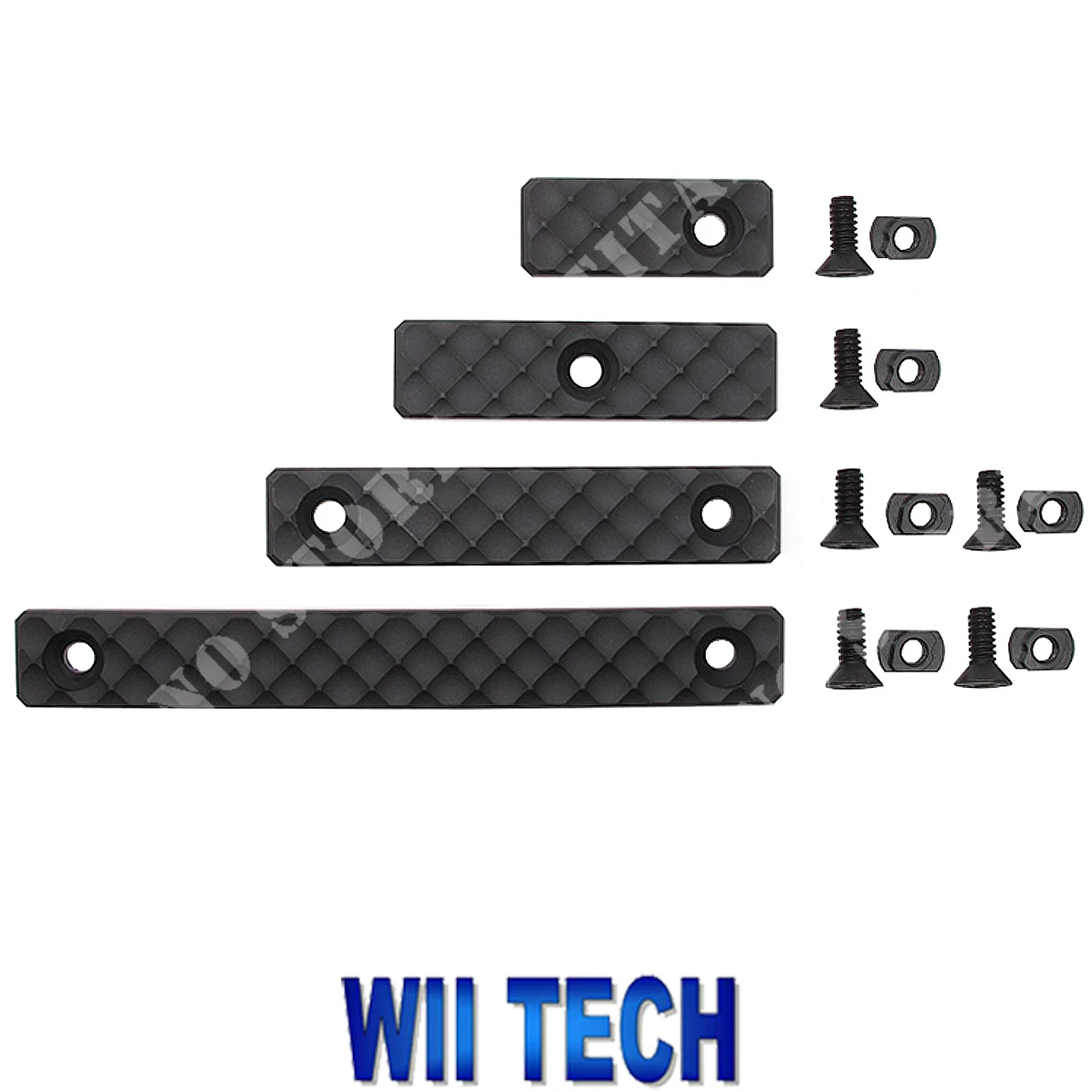 CONJUNTO DE CUBIERTA DESLIZANTE DE METAL WII TECH RECON M-LOK (WII-5085)