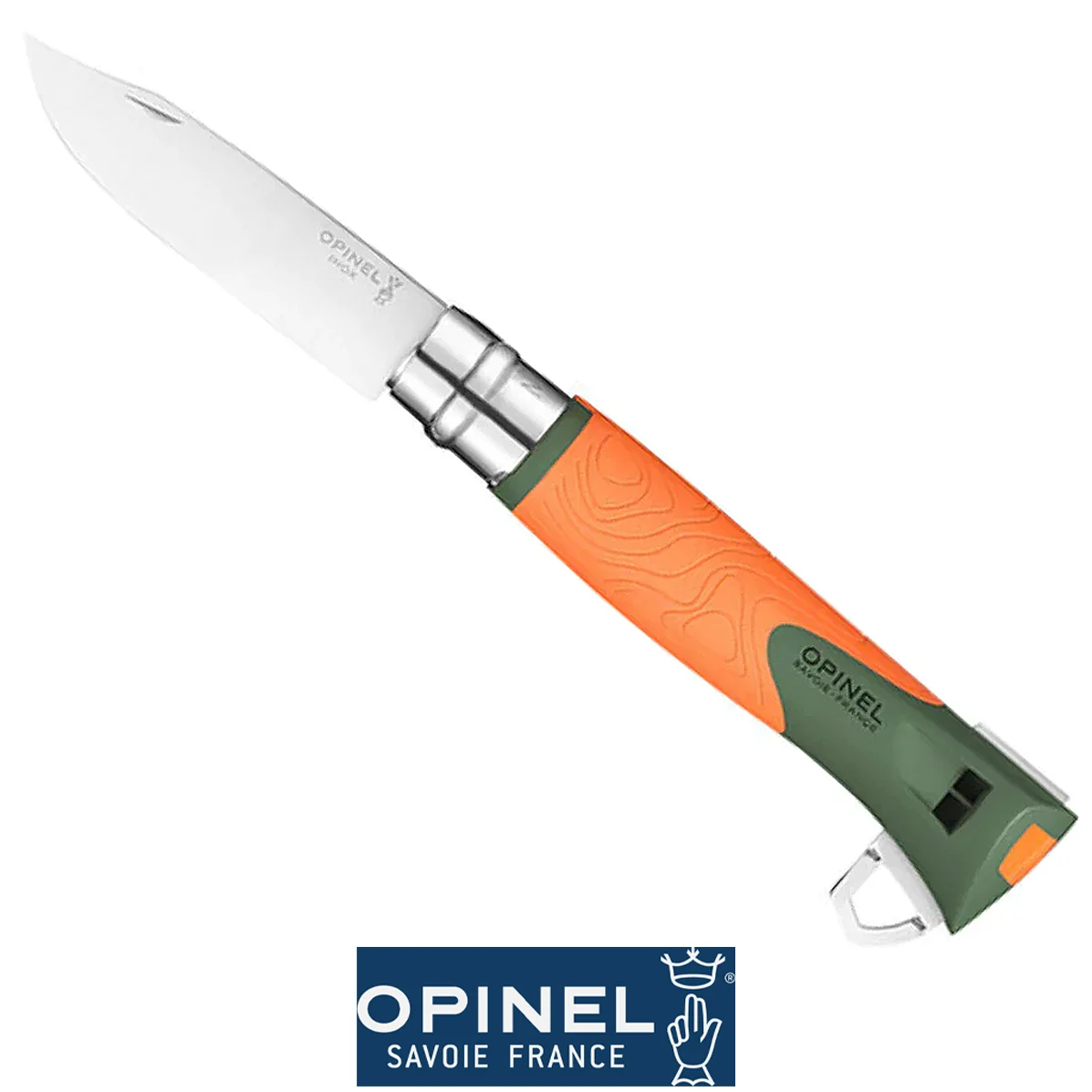CUCHILLO QUITAGARRAPITAS OPINEL NARANJA N.12 EXPLORE (OPN-024542)