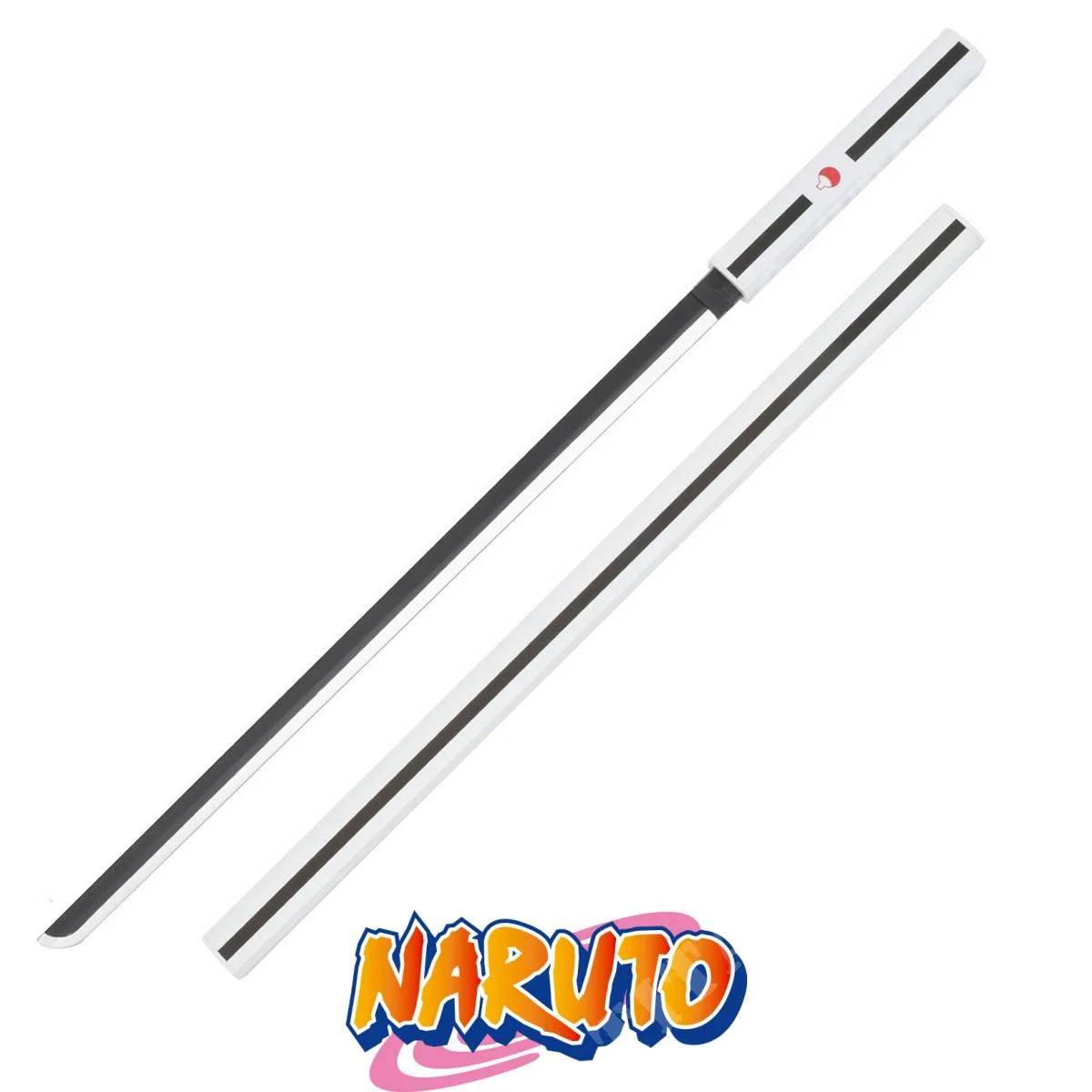KATANA SASUKE UCHIHA BAMBÚ BLANCO NARUTO (ZS502W-2-MADERA)