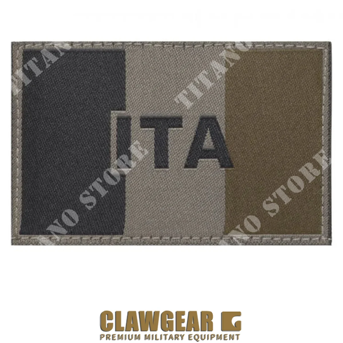PARCHE ITALIA BAJA VISIBILIDAD RAL 7013 RANGER VERDE CLAWGEAR (CLW-20975)