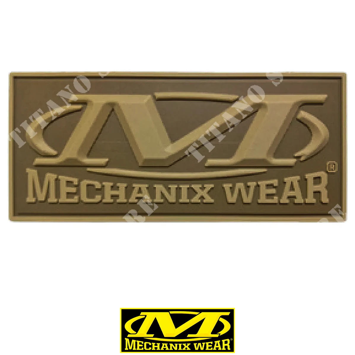 PARCHE DE PVC CON LOGO DE MECHANIX DEL DESIERTO (T75025)