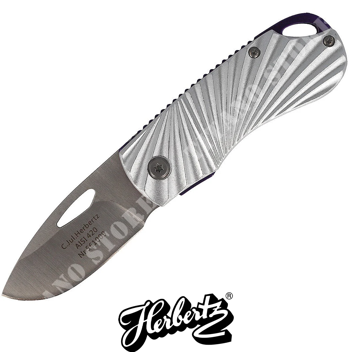 NAVAJA HOJA 6Cm PUÑO ALUMINIO HERBERTZ (HRB-561009)