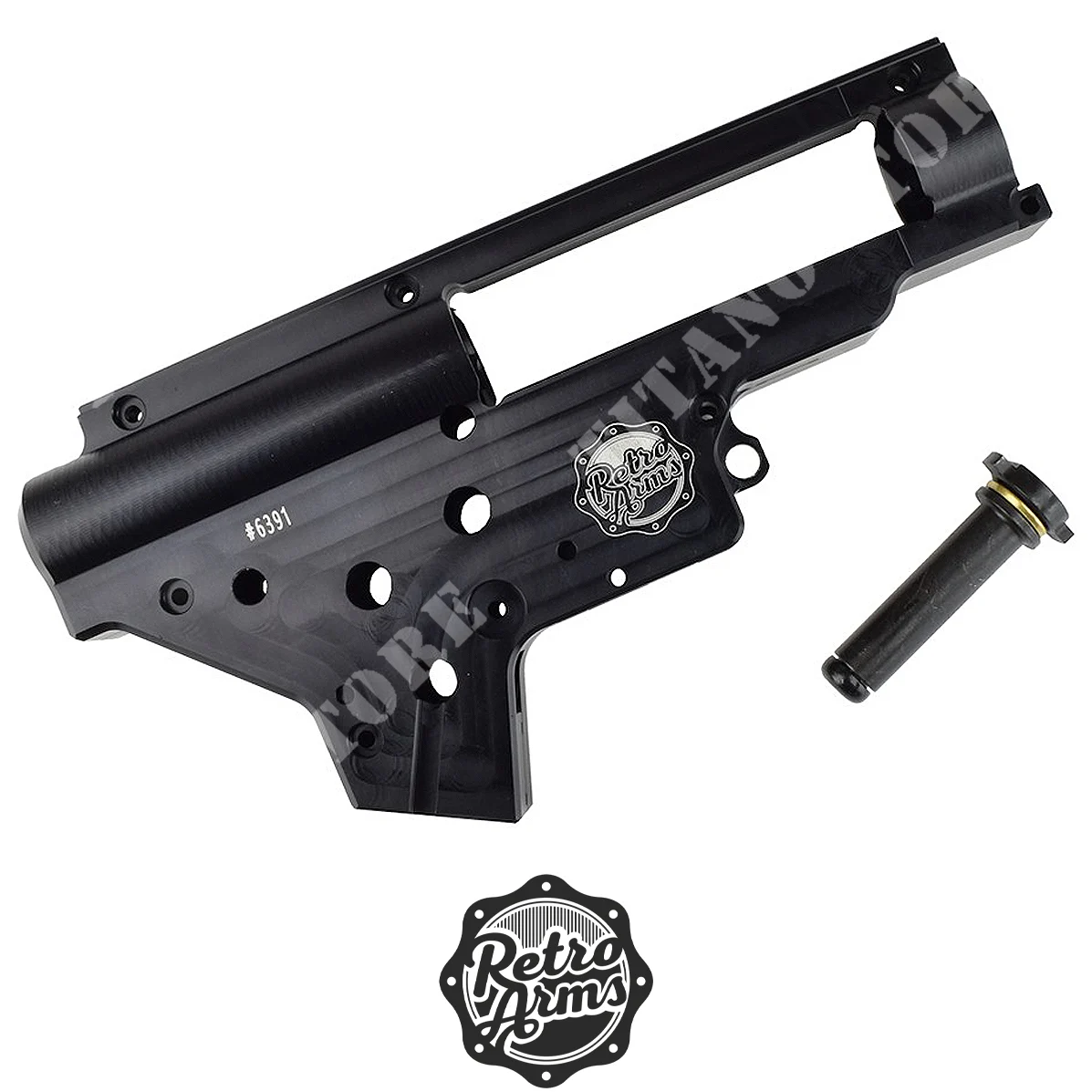 CARCASA CAJA DE CAMBIOS CNC SR25 8MM BRAZOS RETRO (RA-6391)
