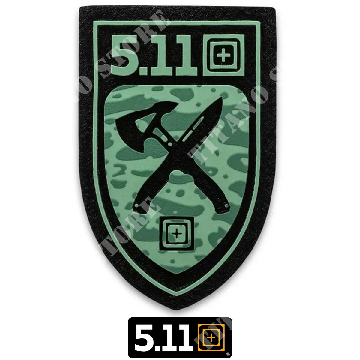 NAVAJA PARCHE AX CAMO VERDE 5.11 (82082-194)