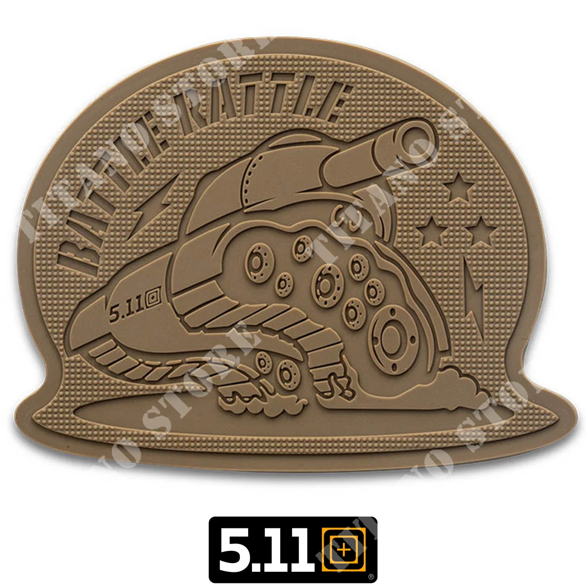 PARCHE BATTLE RATTLE DSRT DESERT TAN 5.11 (92060-134)