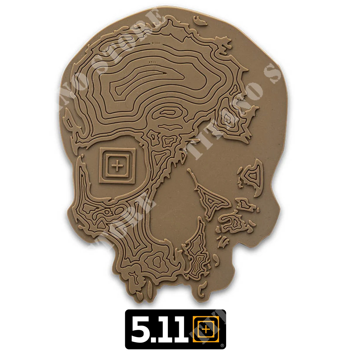 PARCHE RATÓN CALAVERA DSRT DESERTTAN 5.11 (92061-134)