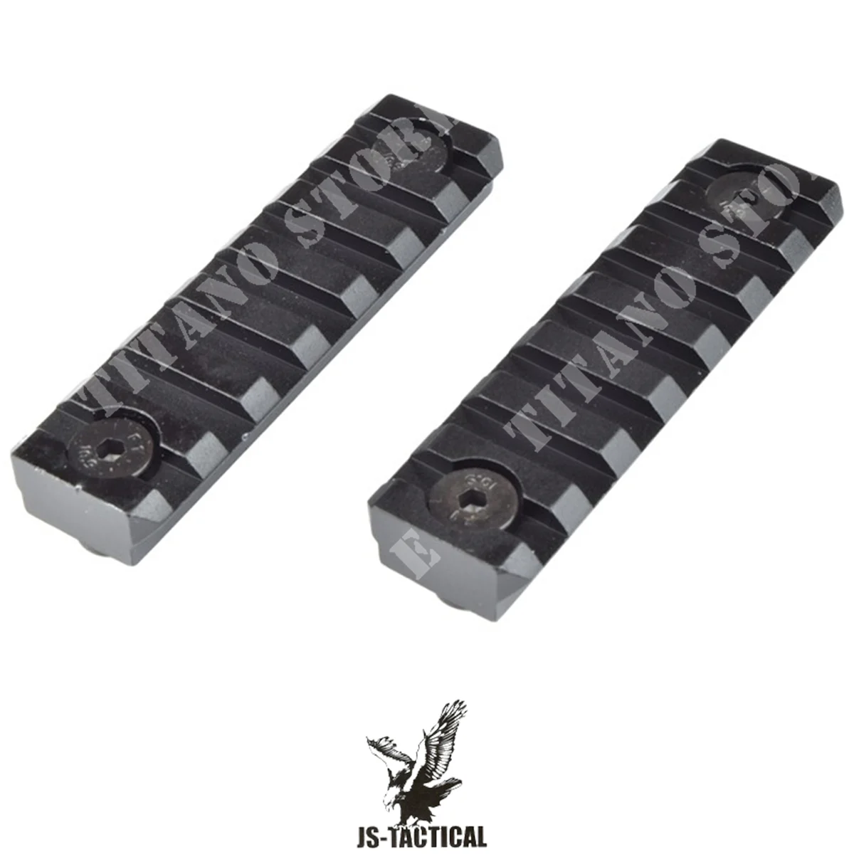 DIAPOSITIVAS 20MM 7 RANURAS PARA M-LOK BLACK JS TACTICAL (JS-MLR7)