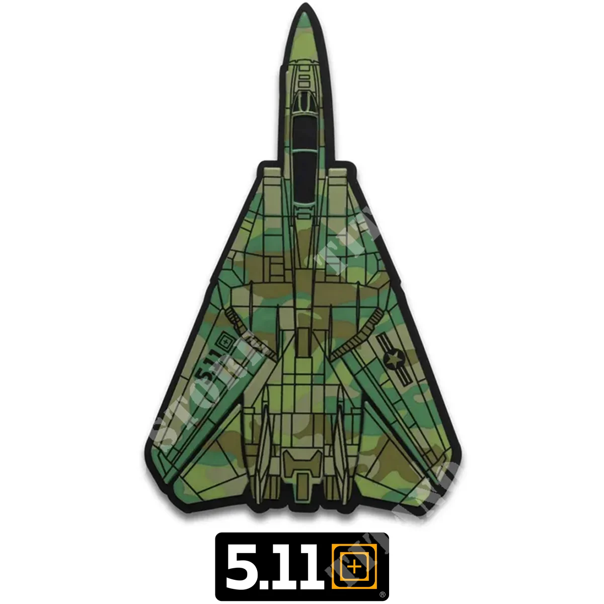 PARCHE TOMCAT EARTH CAMO VERDE 5.11 (92165-281)