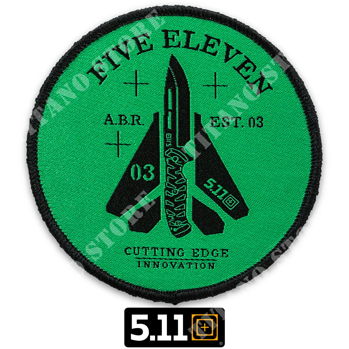 PARCHE FILO DE CORTE VERDE 5.11 (92102-194)