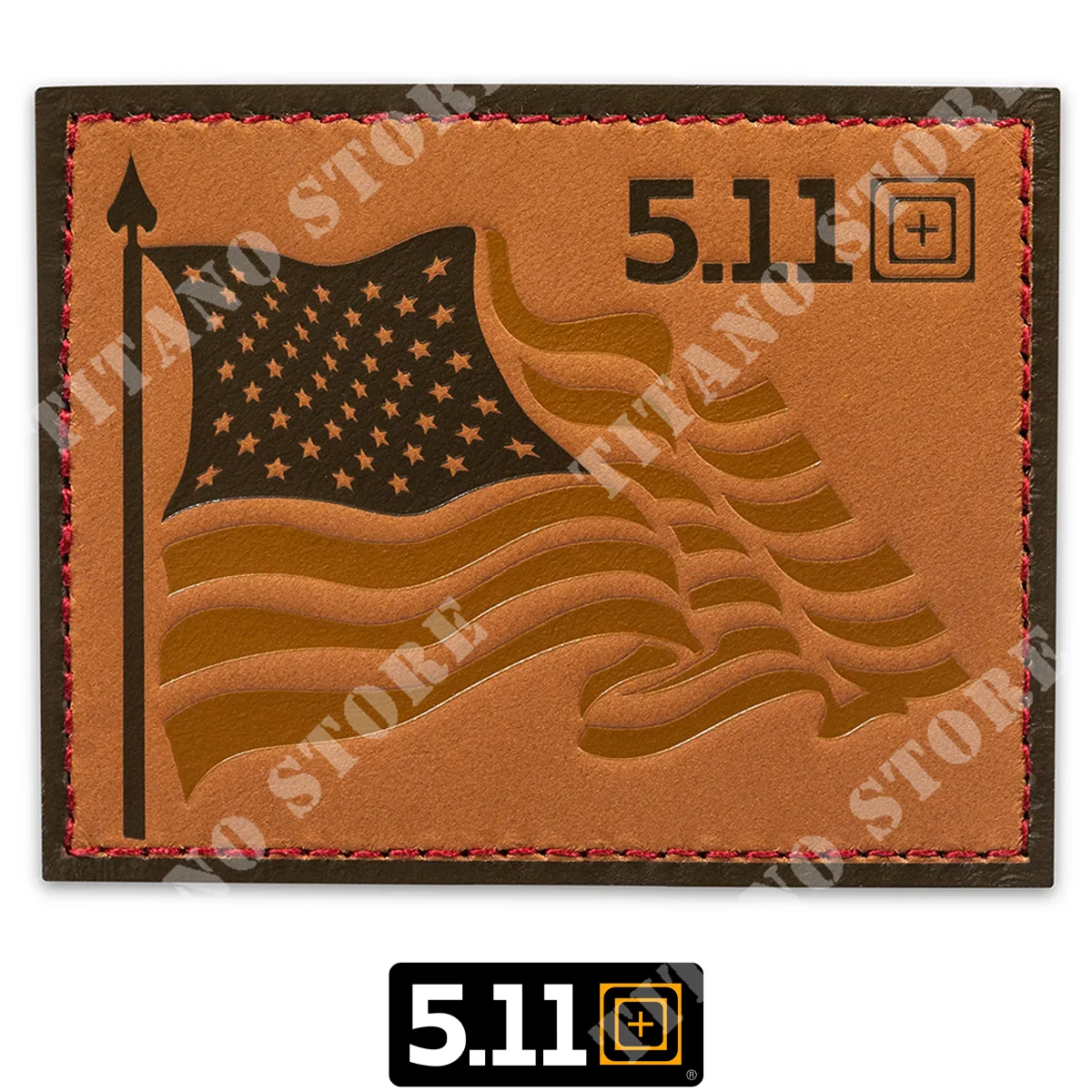 PARCHE DE CUERO BANDERA USA 5.11(92101-108)