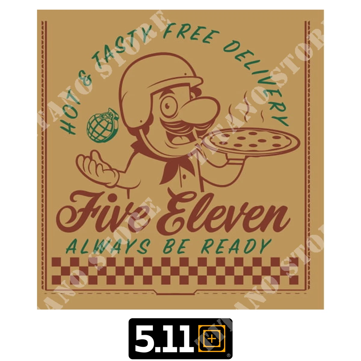 PARCHE CAJA PIZZA 5.11 (92335-108)