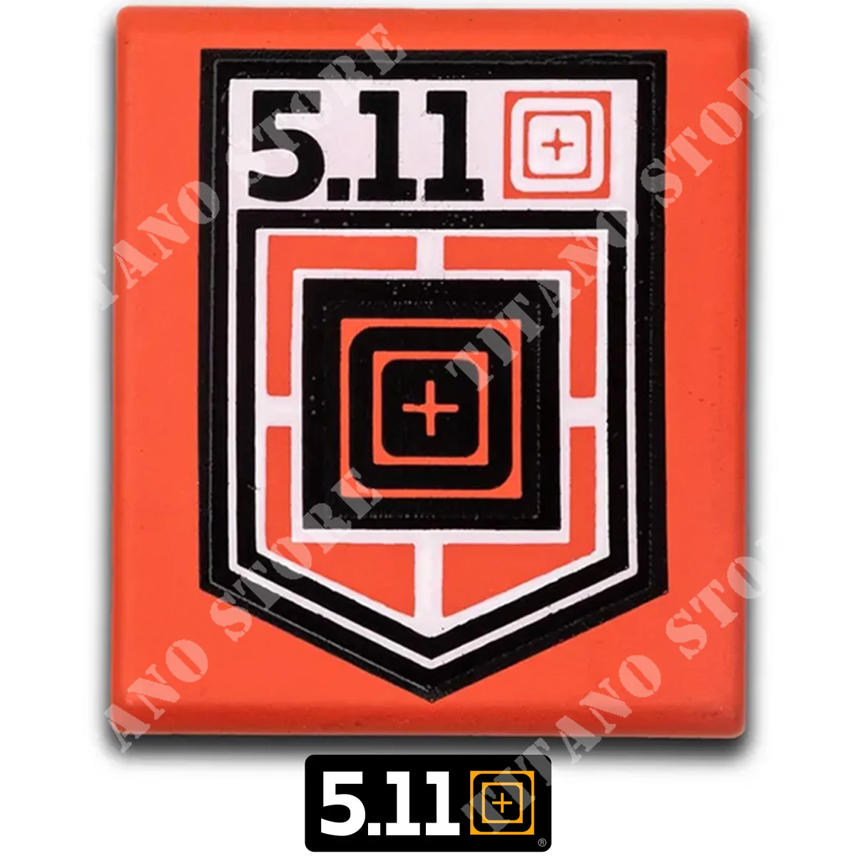 CLIP MOLLE CUADRADO LOGO NARANJA 5.11 (92264-461)