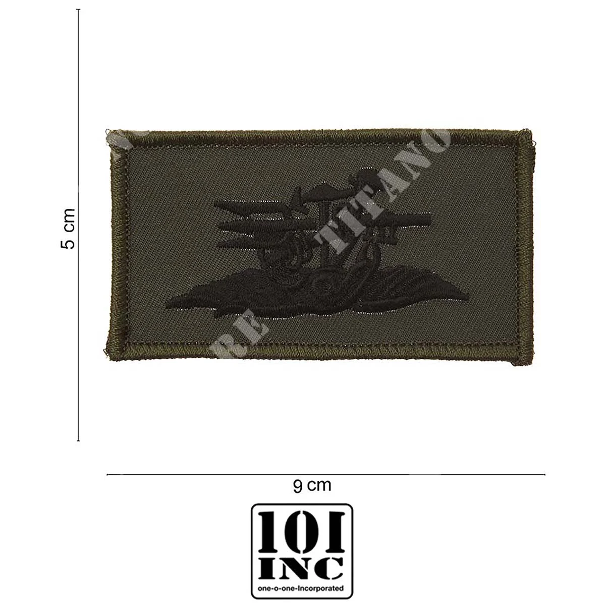PARCHE BORDADO SUMIDO DEL EQUIPO SEAL #3006 101 INC (442304-746)