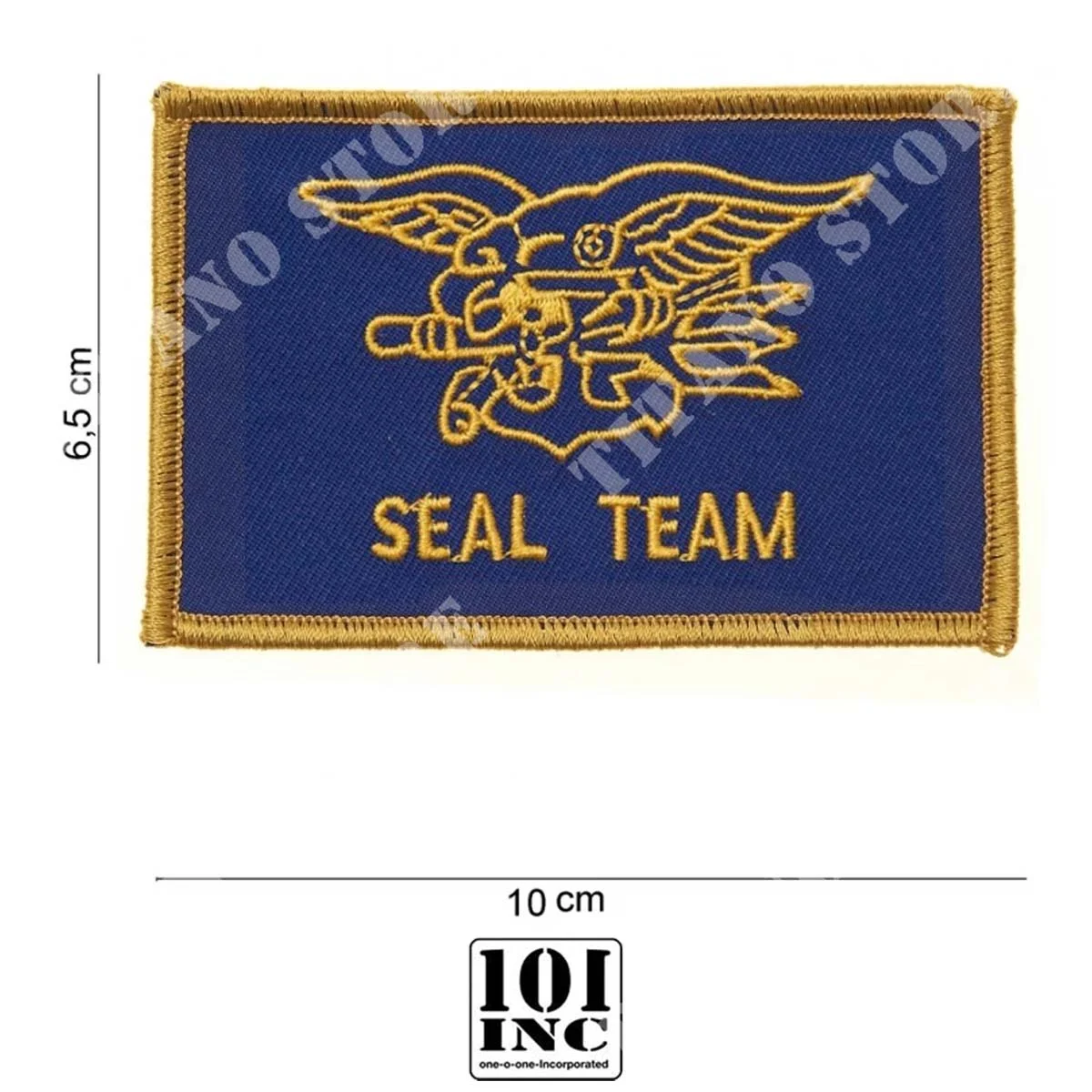 PARCHE BORDADO SEAL TEAM AZUL/ORO #3019 101 INC (442304-747)