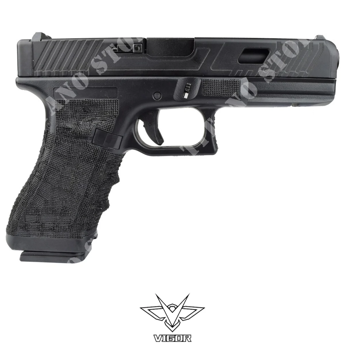 PISTOLA DE GAS G17 CUSTOM VIGOR NEGRO (VG1-B)