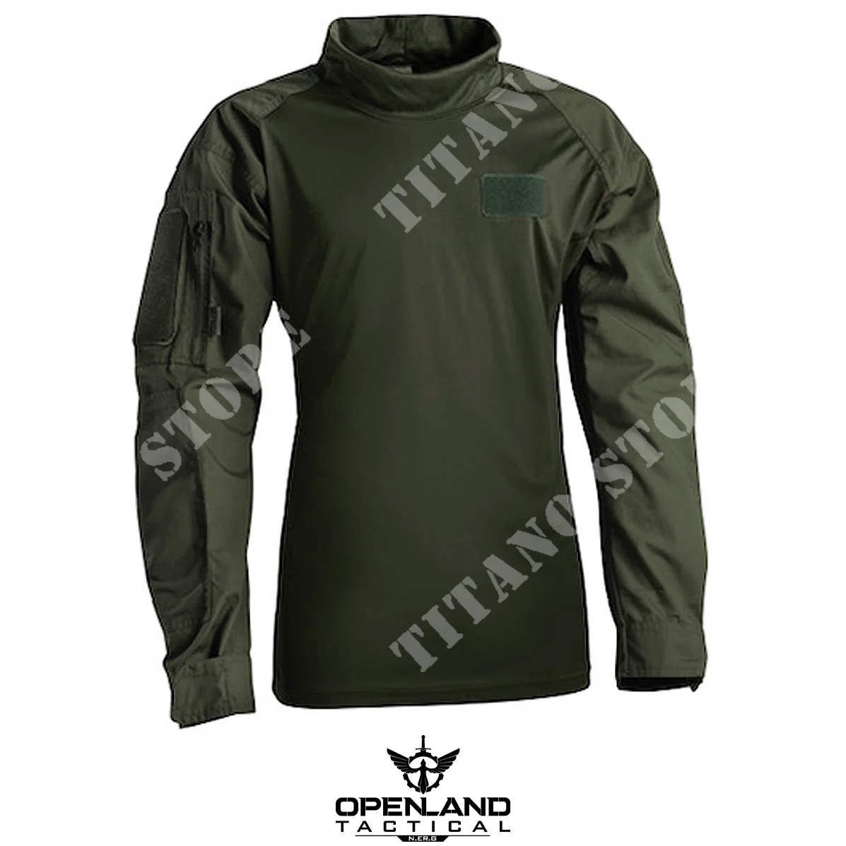 CAMISETA COMBATE VERDE ULTRALIGERA OPENLAND (OPT-4100 02)