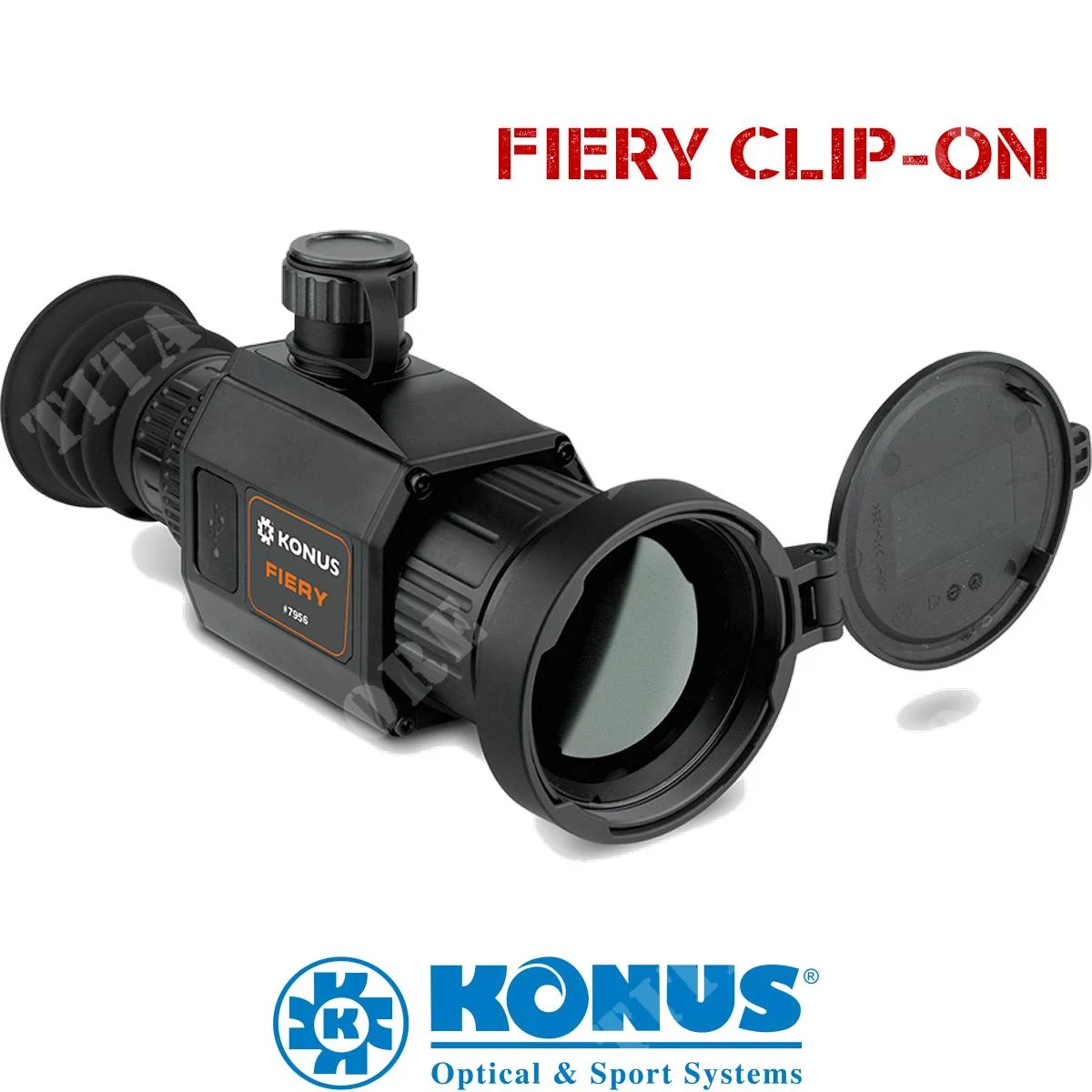 VISOR KONUS CLIP-ON FIERY (07956)